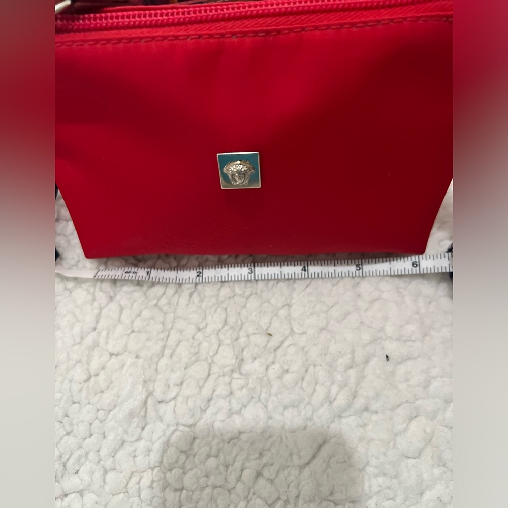 Gianni Versace makeup pouch red
